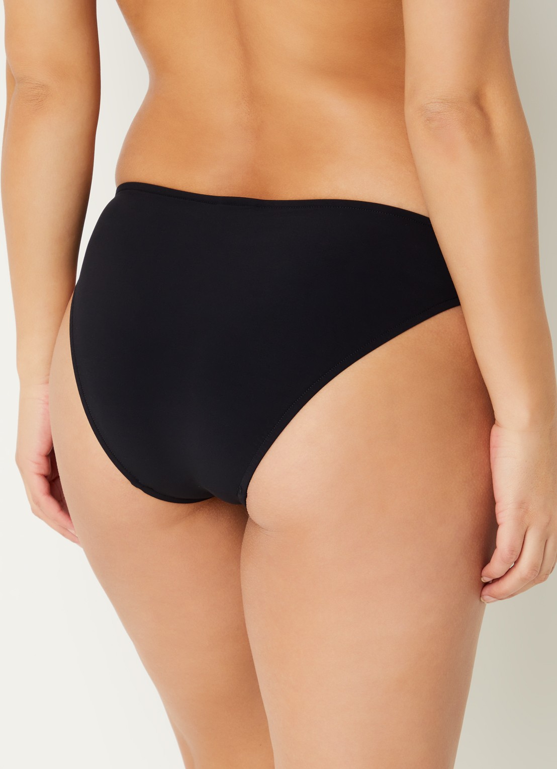 JETS Australia Jetset bikinislip met geknoopt detail - achterkant zwart