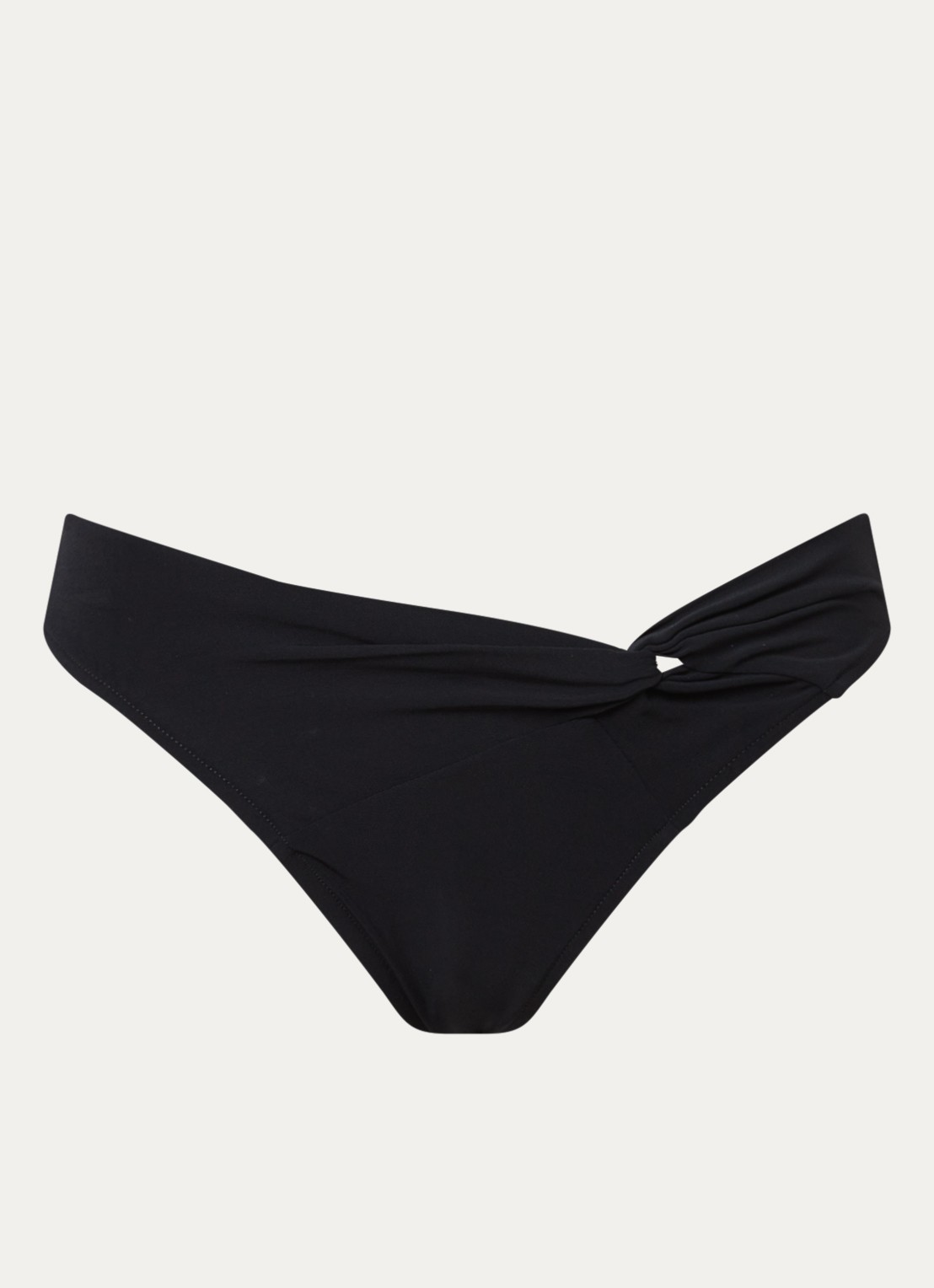 JETS Australia Jetset bikinislip met geknoopt detail - voorkant 2 zwart
