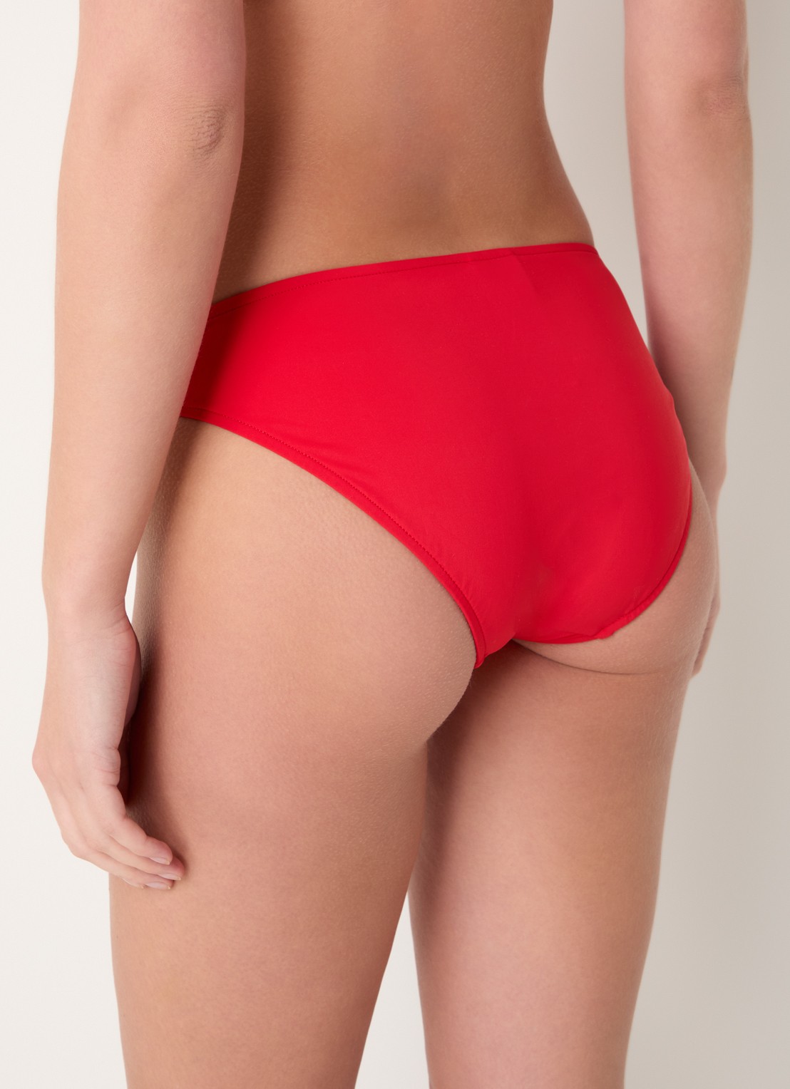 JETS Australia Jetset bikinislip met geknoopt detail - achterkant 3 rood