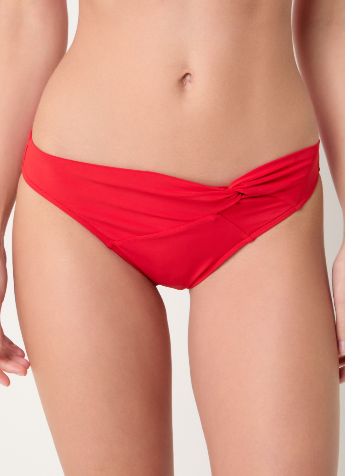 JETS Australia Jetset bikinislip met geknoopt detail - detail rood