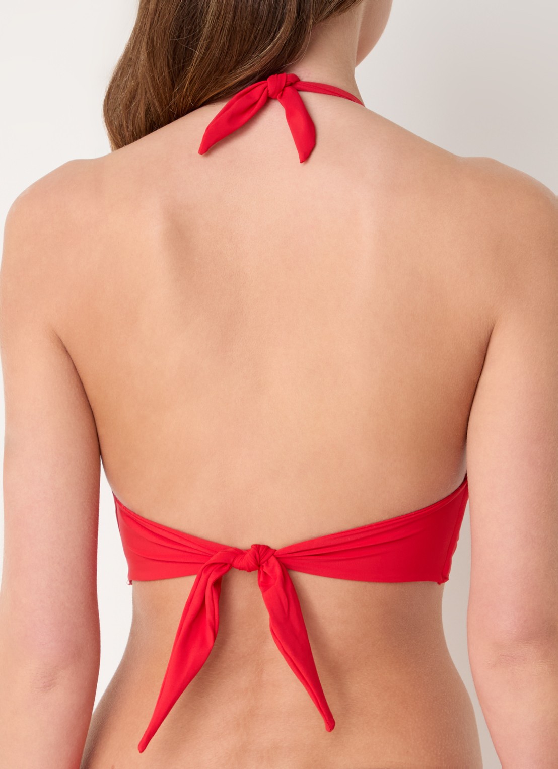 JETS Australia Jetset halter bikinitop met uitneembare vulling - achterkant 5 rood