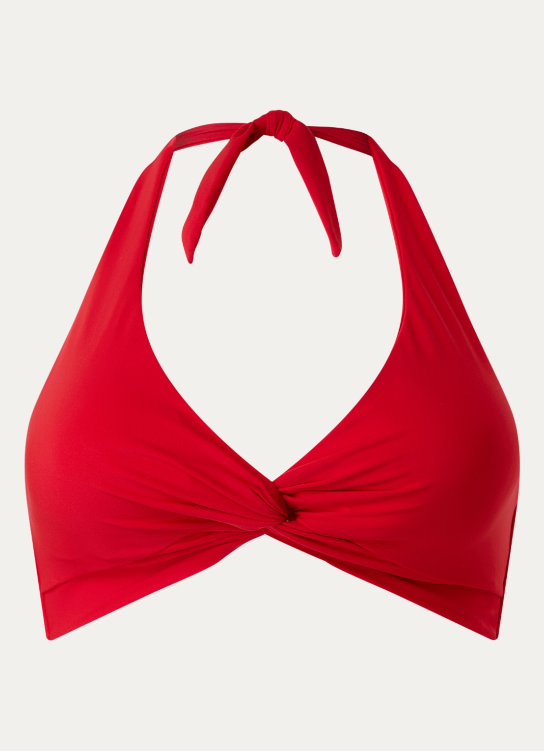JETS Australia Jetset halter bikinitop met uitneembare vulling - voorkant 3 rood