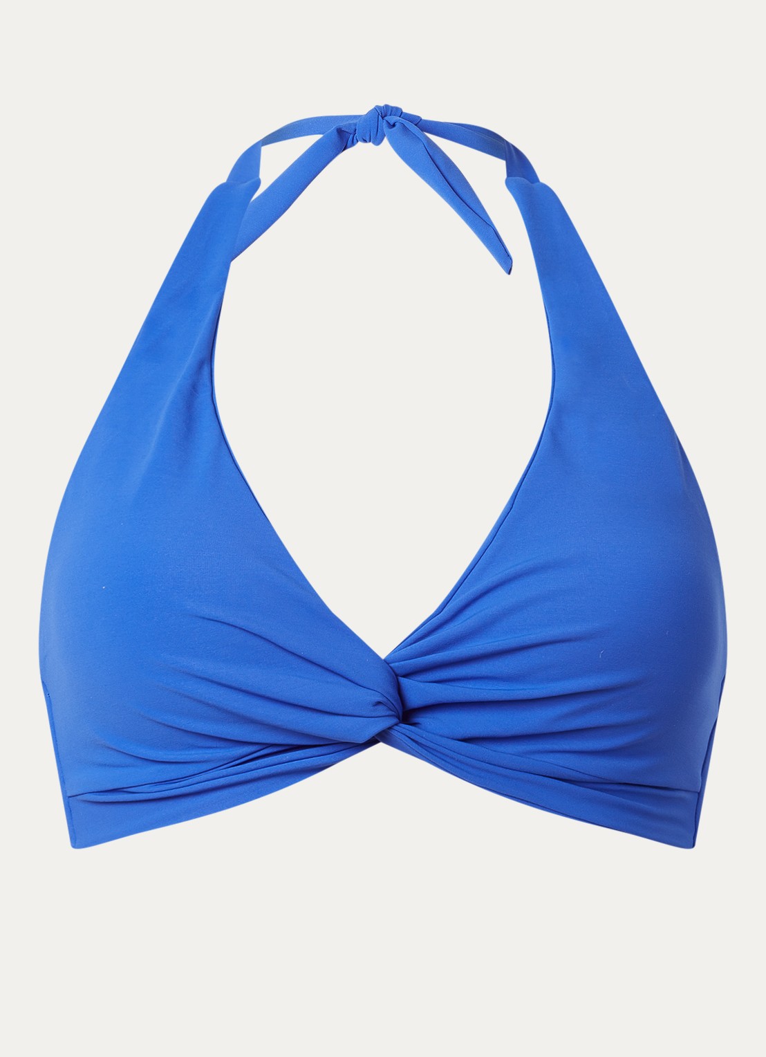 JETS Australia Jetset halter bikinitop met uitneembare vulling - voorkant 2 kobaltblauw