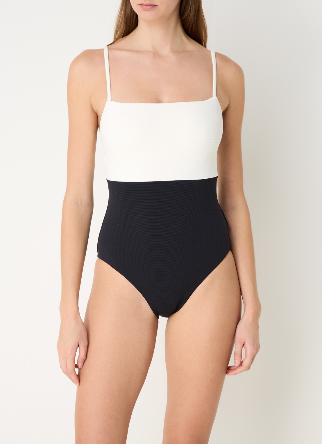 JETS Australia Versa Rib badpak met uitneembare vulling - detail 4 zwart