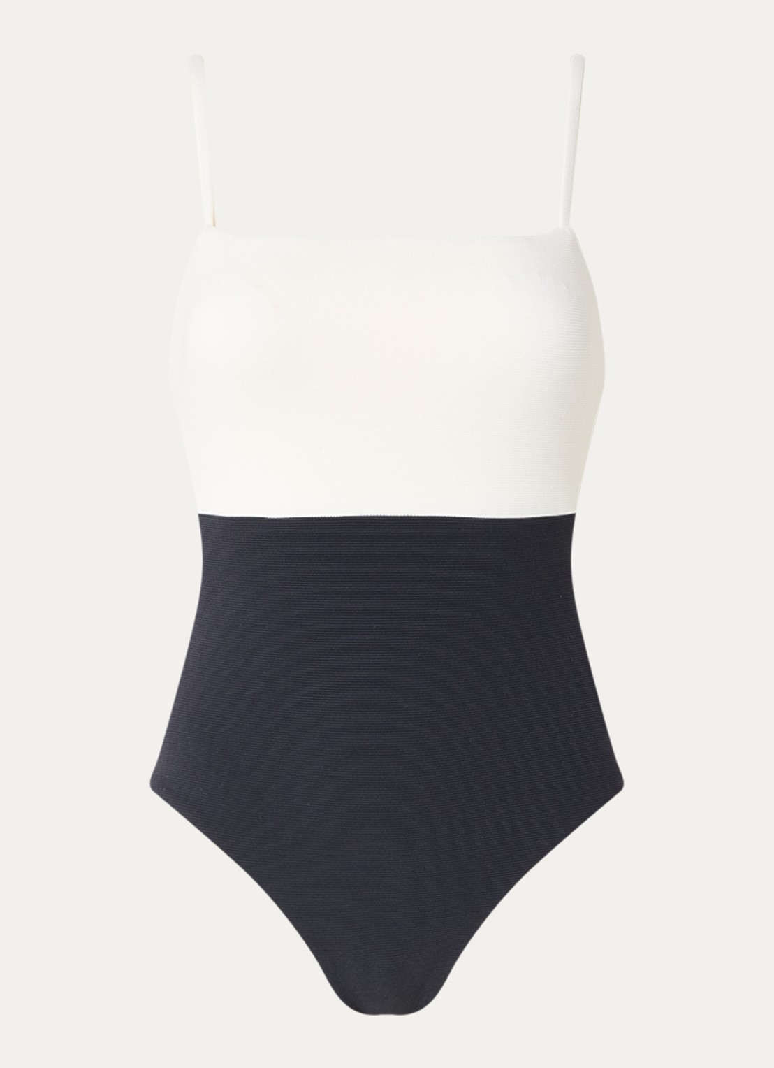 JETS Australia Versa Rib badpak met uitneembare vulling - voorkant 2 zwart