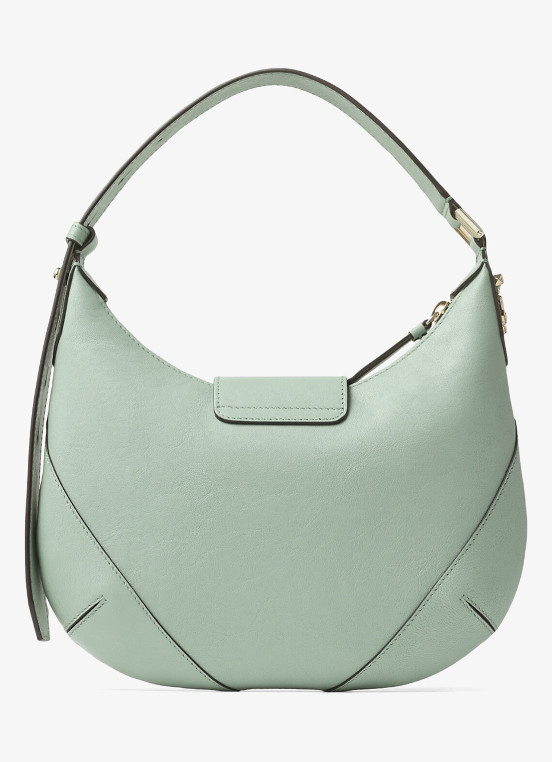 Jimmy Choo Bar Hobo/S schoudertas van lamsleer - achterkant 3 groen