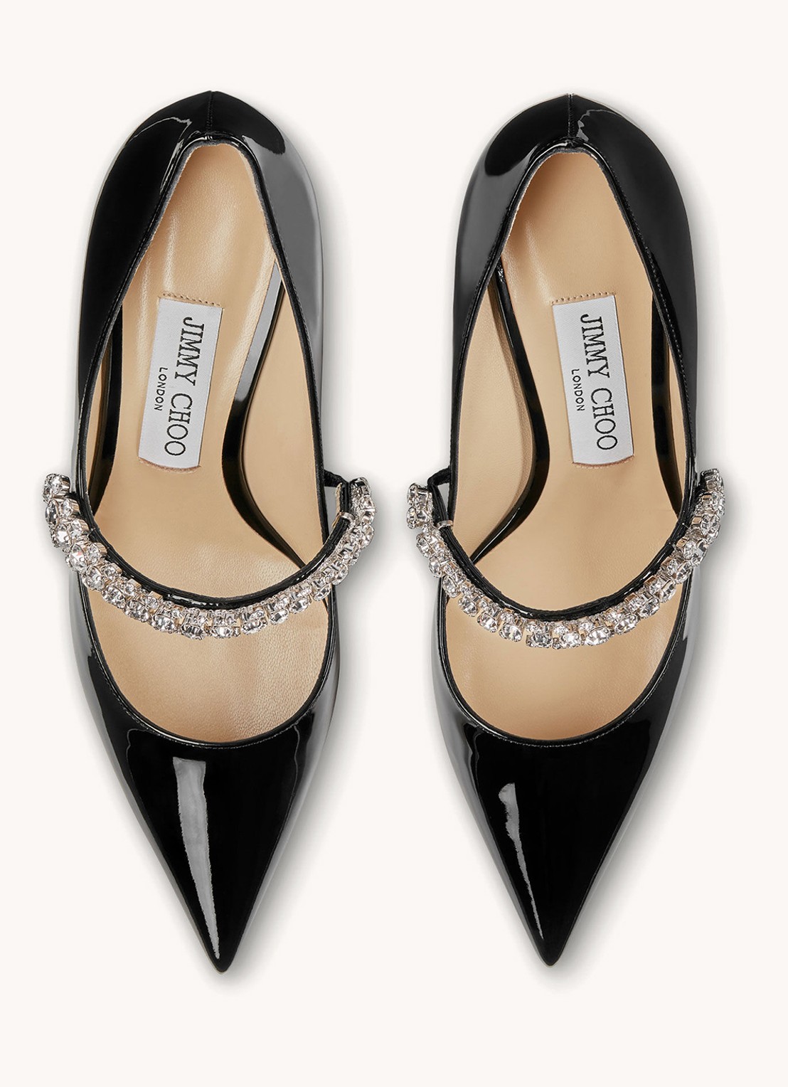 Jimmy Choo Bing 65 pump van kalfsleer - detail 5 zwart