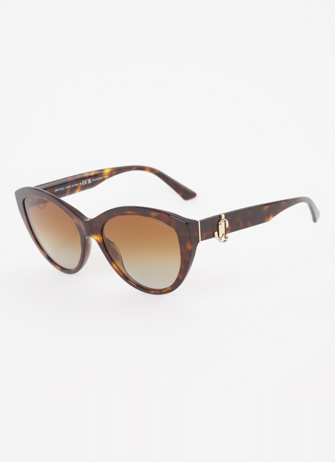 Jimmy Choo Butterfly zonnebril gepolariseerd JC5007 - voorkant bruin