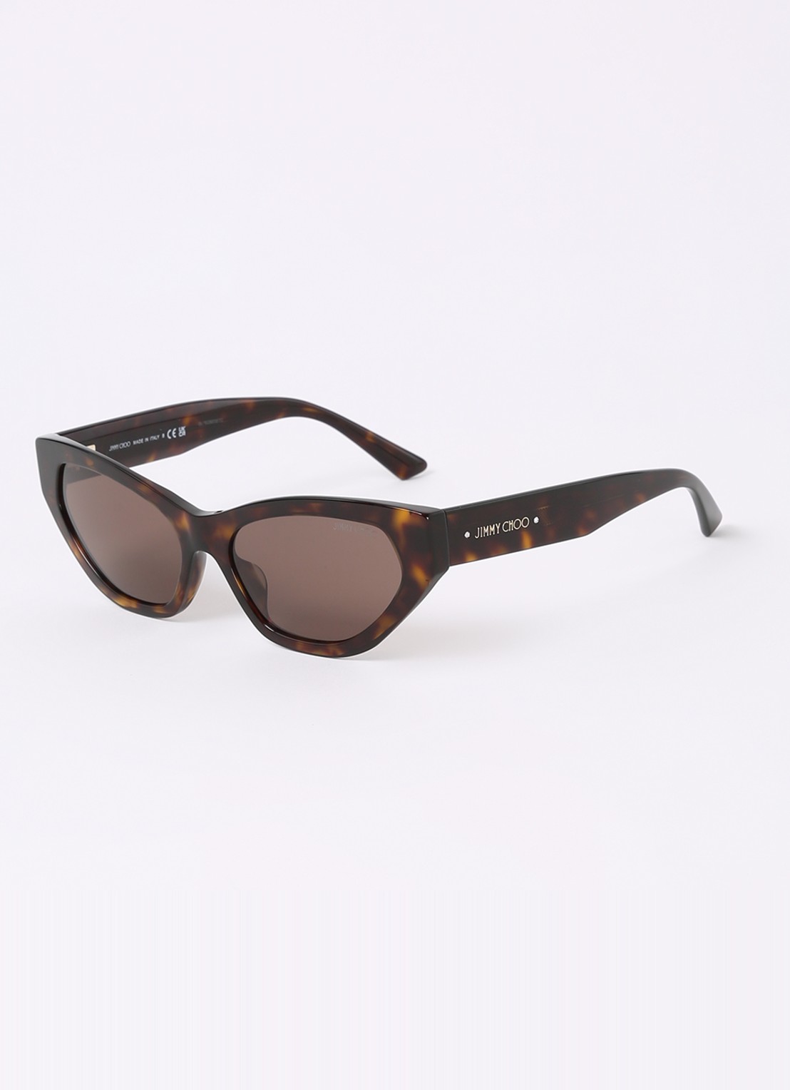Jimmy Choo Cat Eye zonnebril JC5022B - voorkant 4 donkerbruin