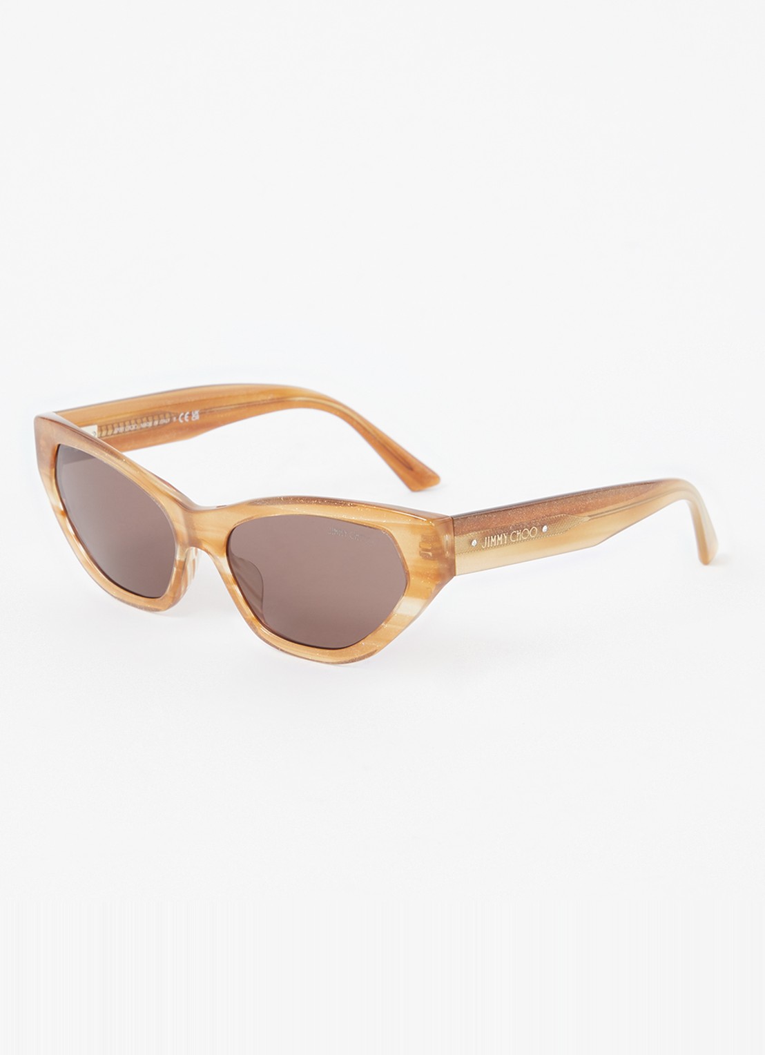 Jimmy Choo Cat Eye zonnebril JC5022B - voorkant 4 bruin