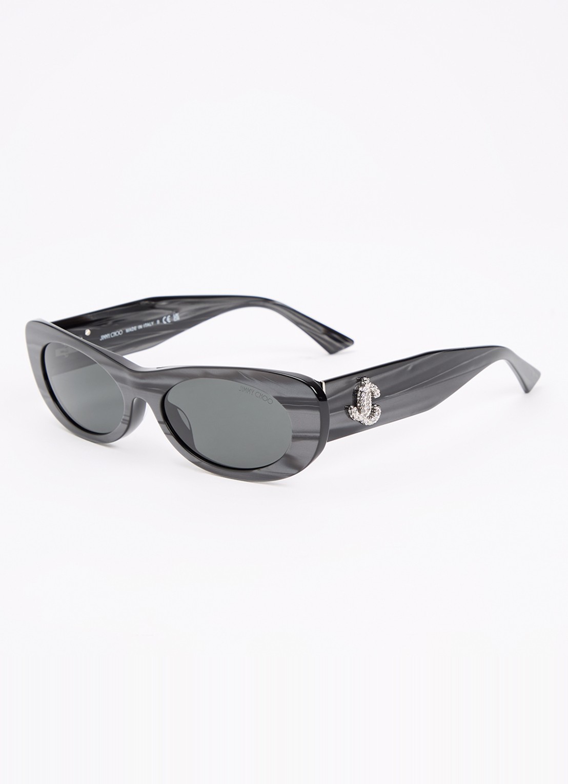Jimmy Choo Cat Eye zonnebril JC5038BU - voorkant 4 antraciet