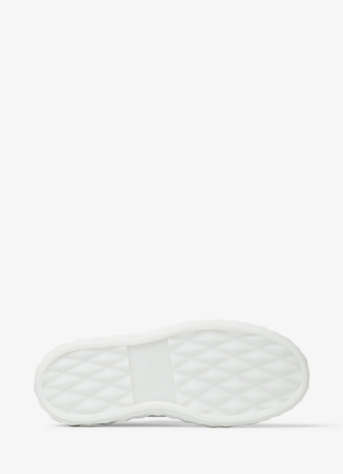 Jimmy Choo Diamond Light Maxi/F sneaker van leer - detail 6 wit