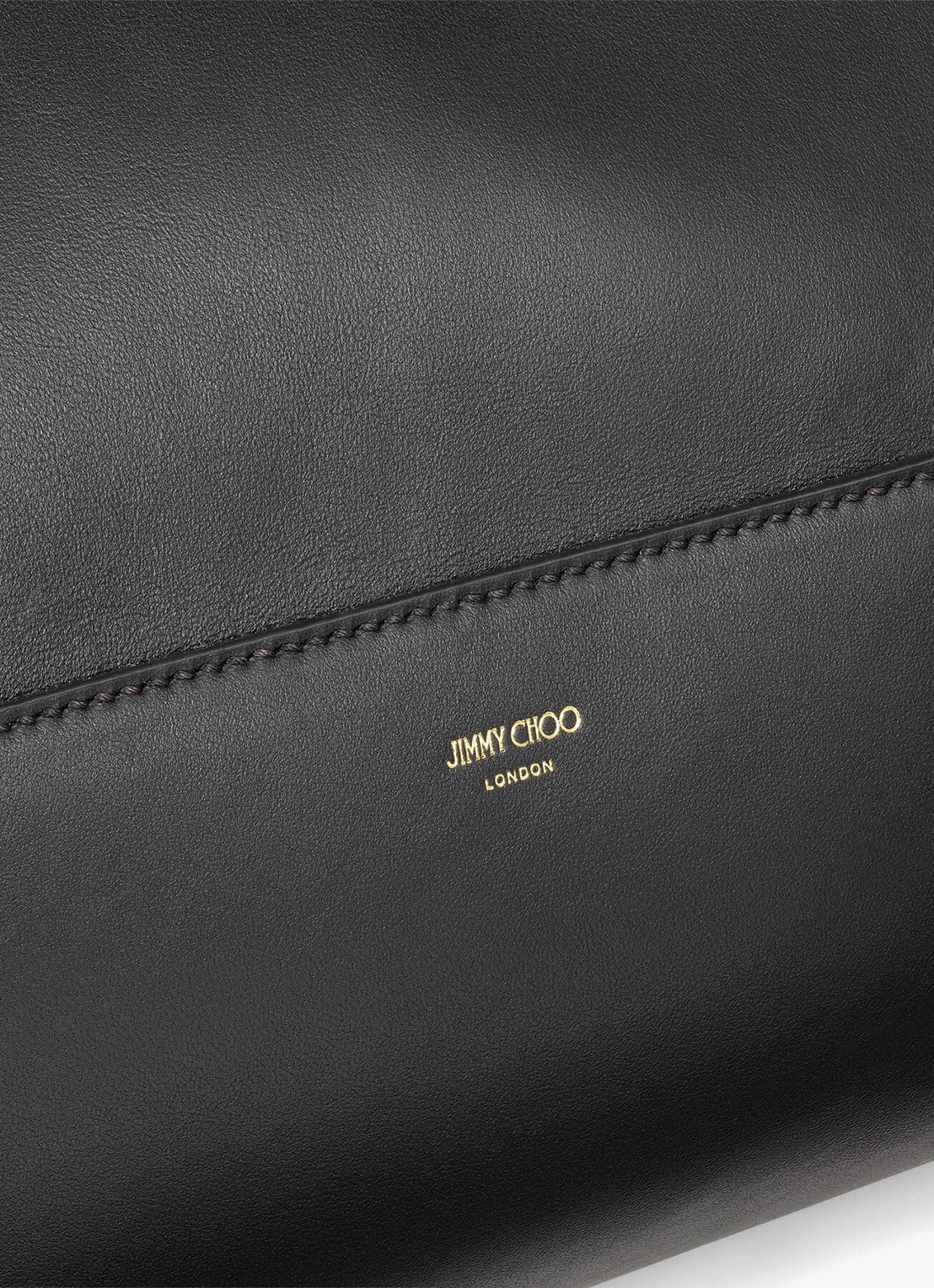 Jimmy Choo Diamond Tote/L shopper van kalfsleer - detail 2 zwart