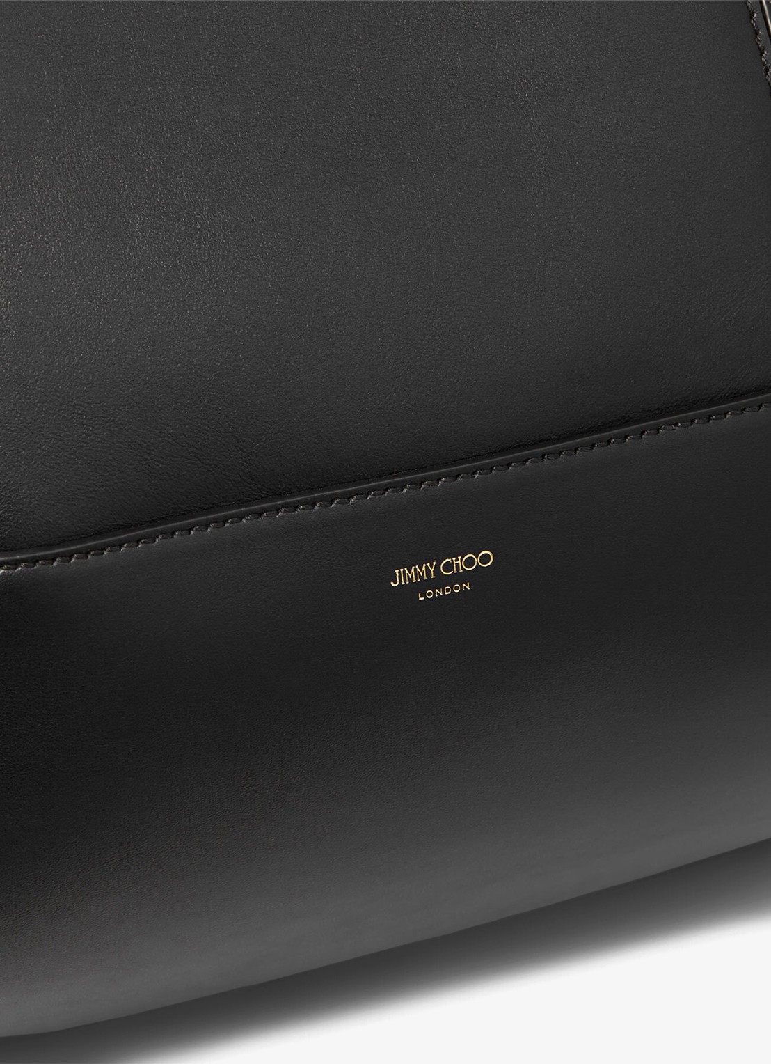 Jimmy Choo Diamond Tote/M shopper van kalfsleer - detail 2 zwart