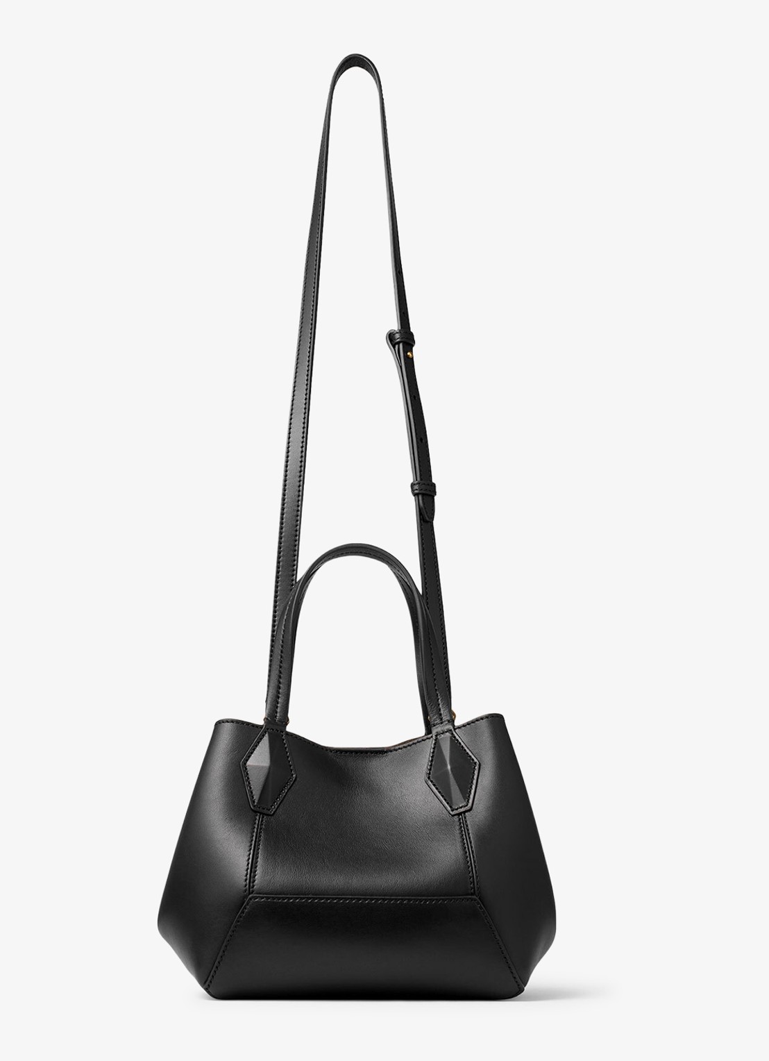 Jimmy Choo Diamond Tote/S handtas van kalfsleer  - detail 6 zwart