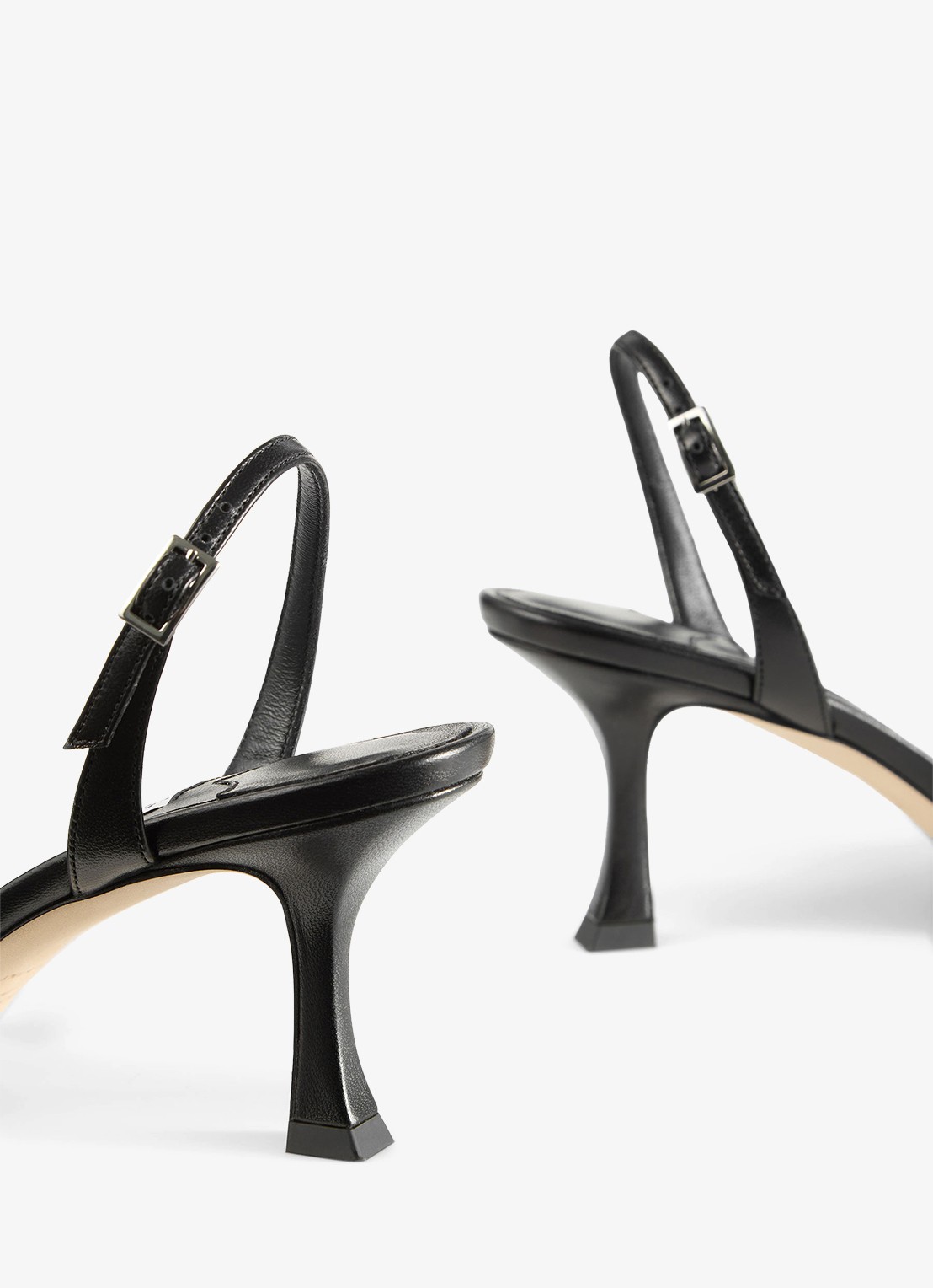 Jimmy Choo Elsy 70 sandalette van lamsleer - detail 6 zwart