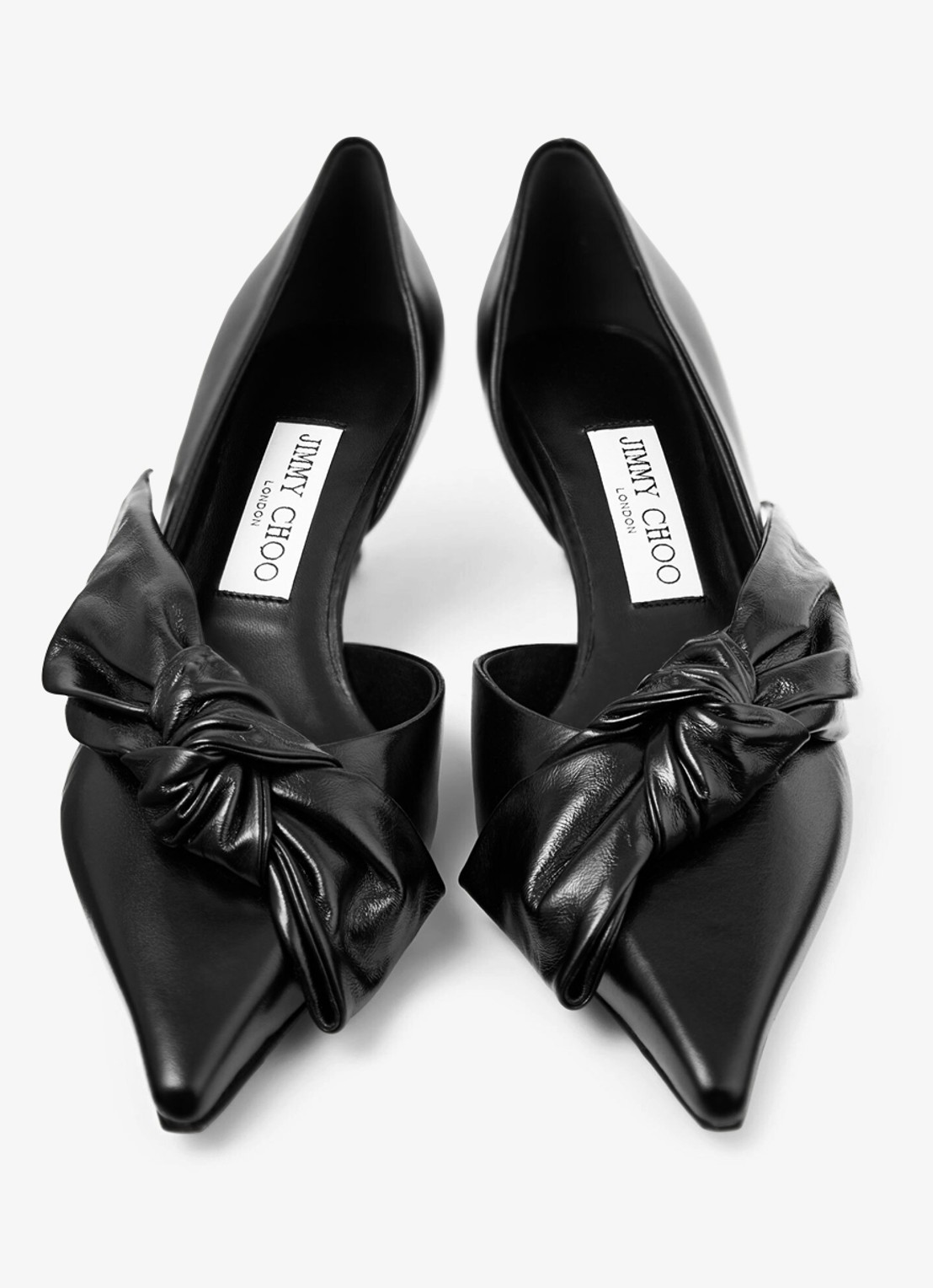Jimmy Choo Issy 50 pump van kalfsleer - detail 3 zwart