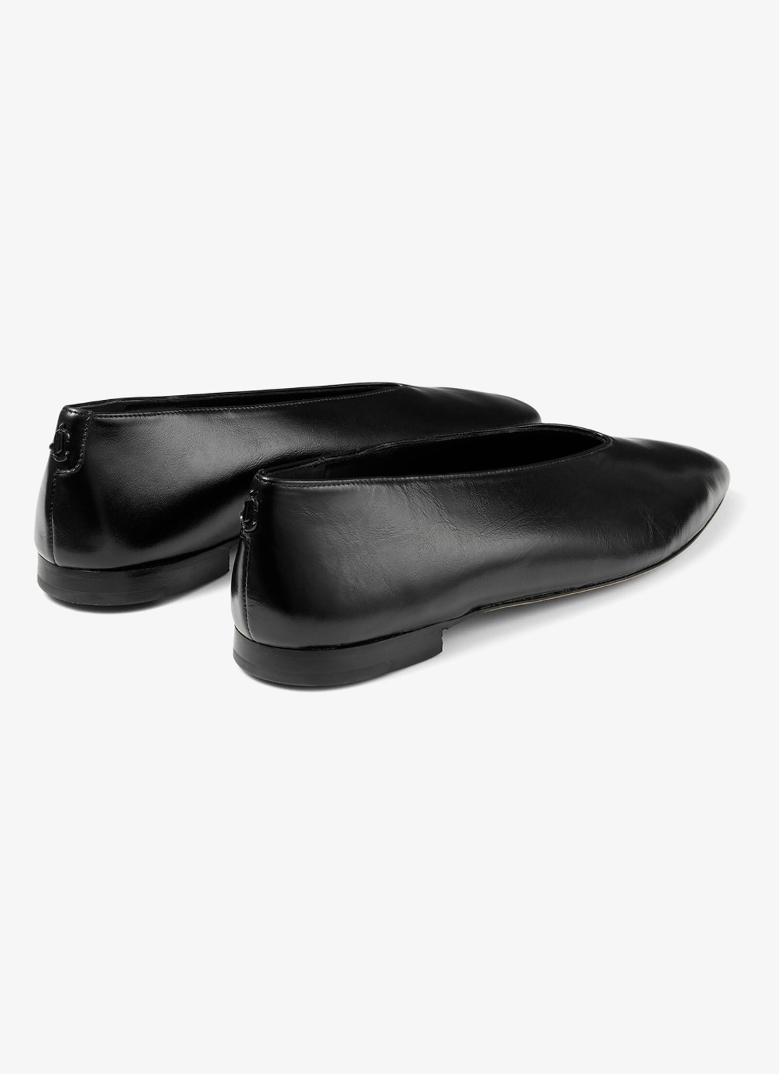 Jimmy Choo Margot ballerina van kalfssuède - achterkant 3 zwart