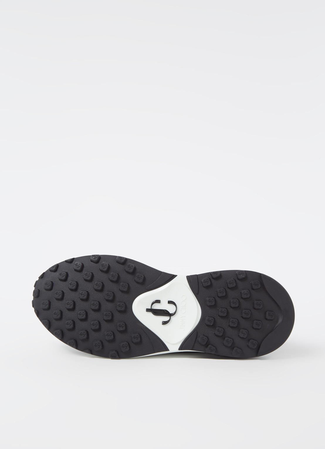 Jimmy Choo Memphis sneaker met suède details - detail 5 zwart