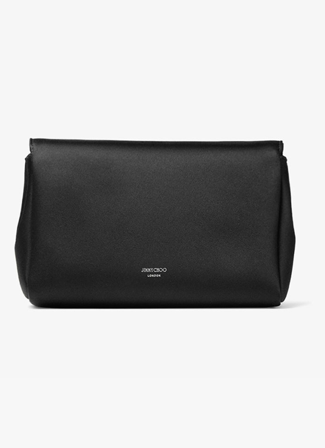 Jimmy Choo Mini Soft Bow crossbodytas van satijn - achterkant zwart