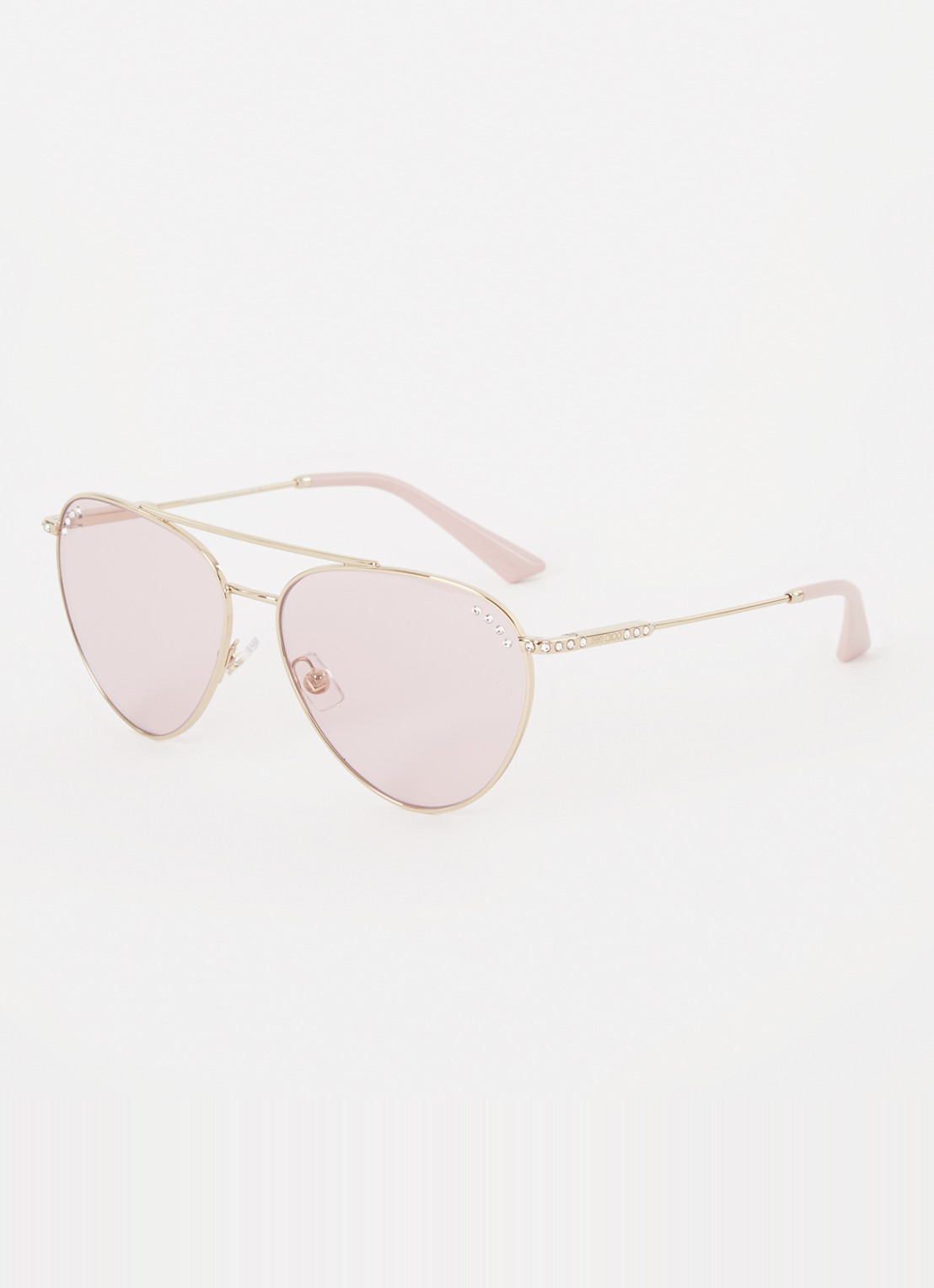 Jimmy Choo Piloten zonnebril JC4002B - voorkant goud