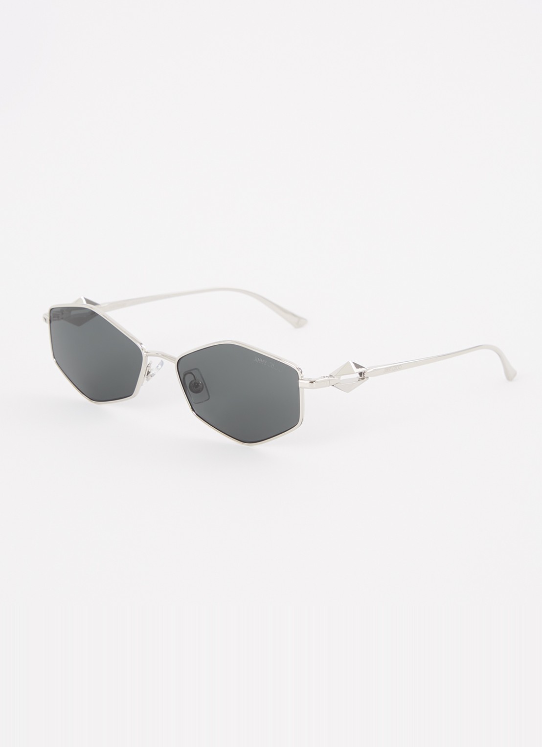 Jimmy Choo Retro zonnebril JC4017 - voorkant zilver