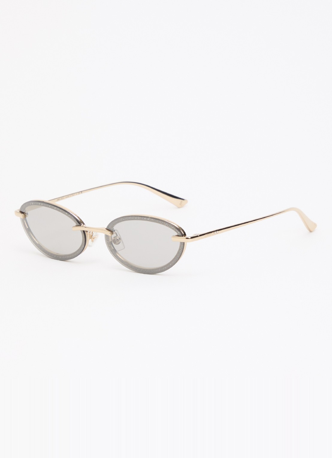 Jimmy Choo Retro zonnebril JC4020B - voorkant zilver
