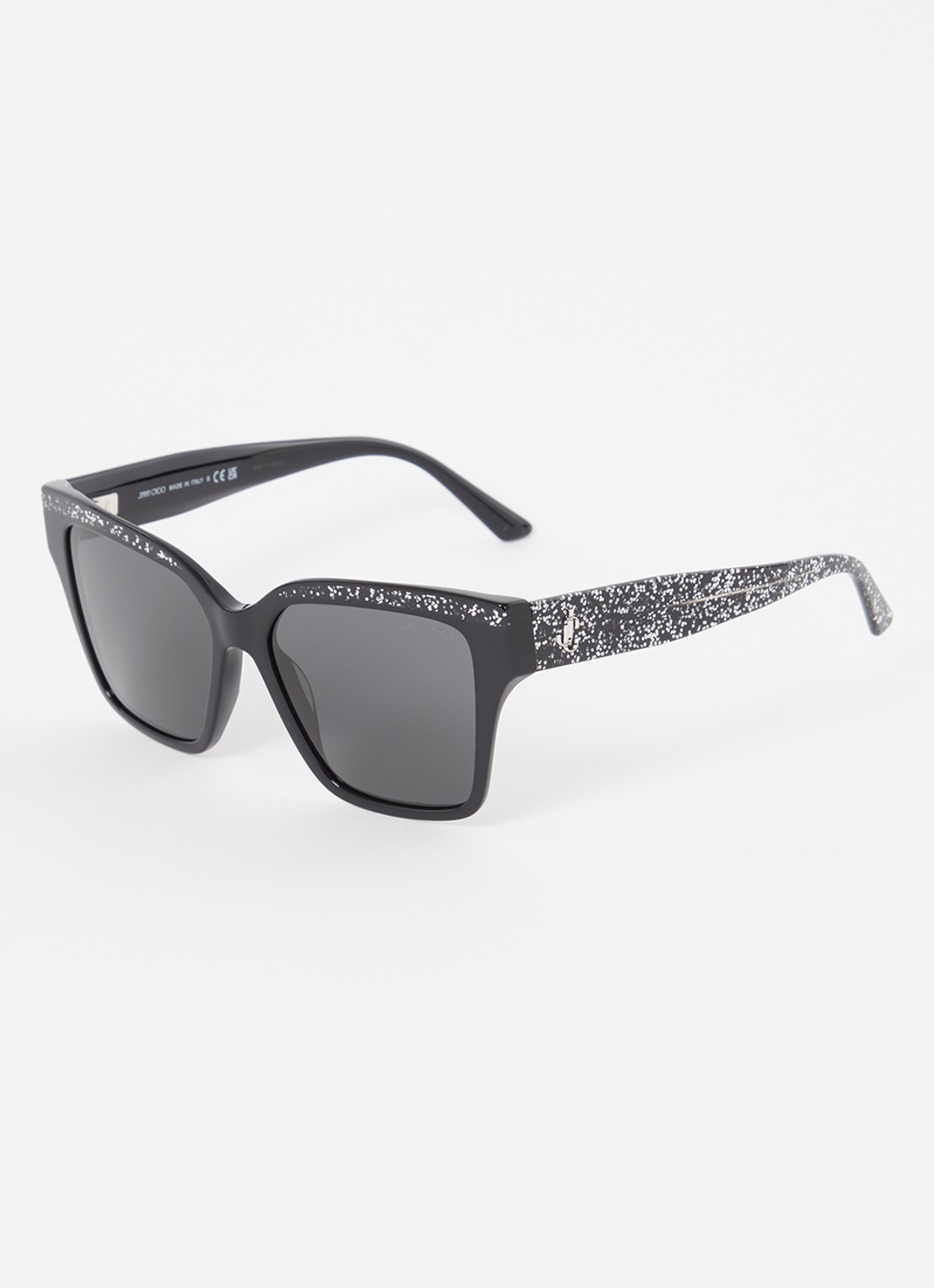 Jimmy Choo Retro zonnebril JC5003 - voorkant 4 zwart