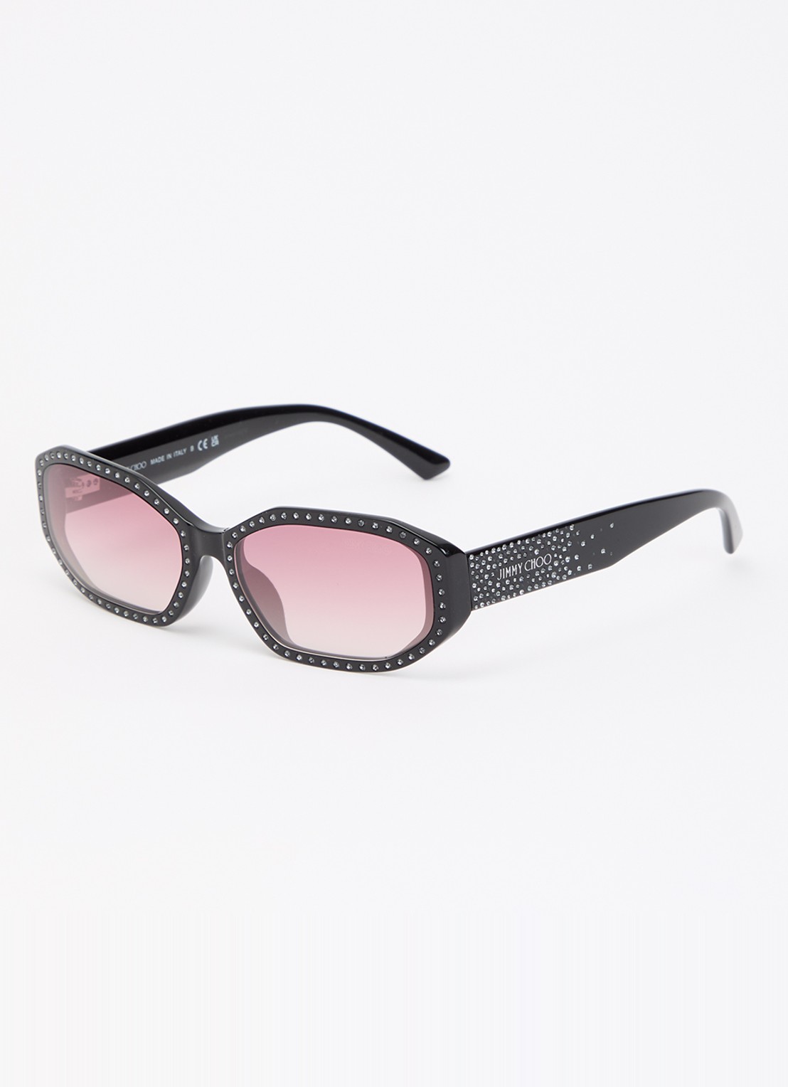Jimmy Choo Retro zonnebril JC5021BU - voorkant 4 zwart