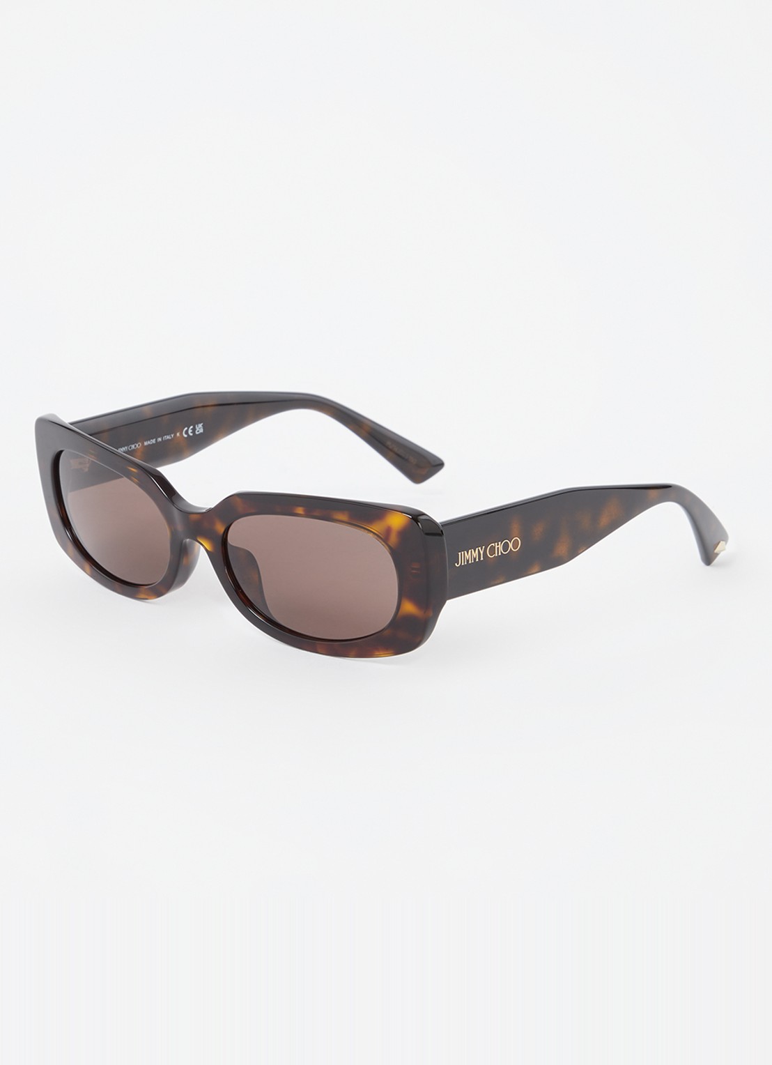 Jimmy Choo Retro zonnebril JC5029U - voorkant 4 donkerbruin