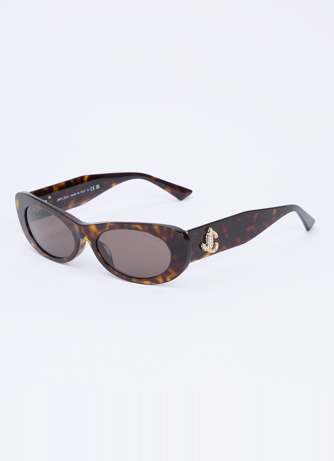Jimmy Choo Retro zonnebril JC5038BU - voorkant 4 donkerbruin