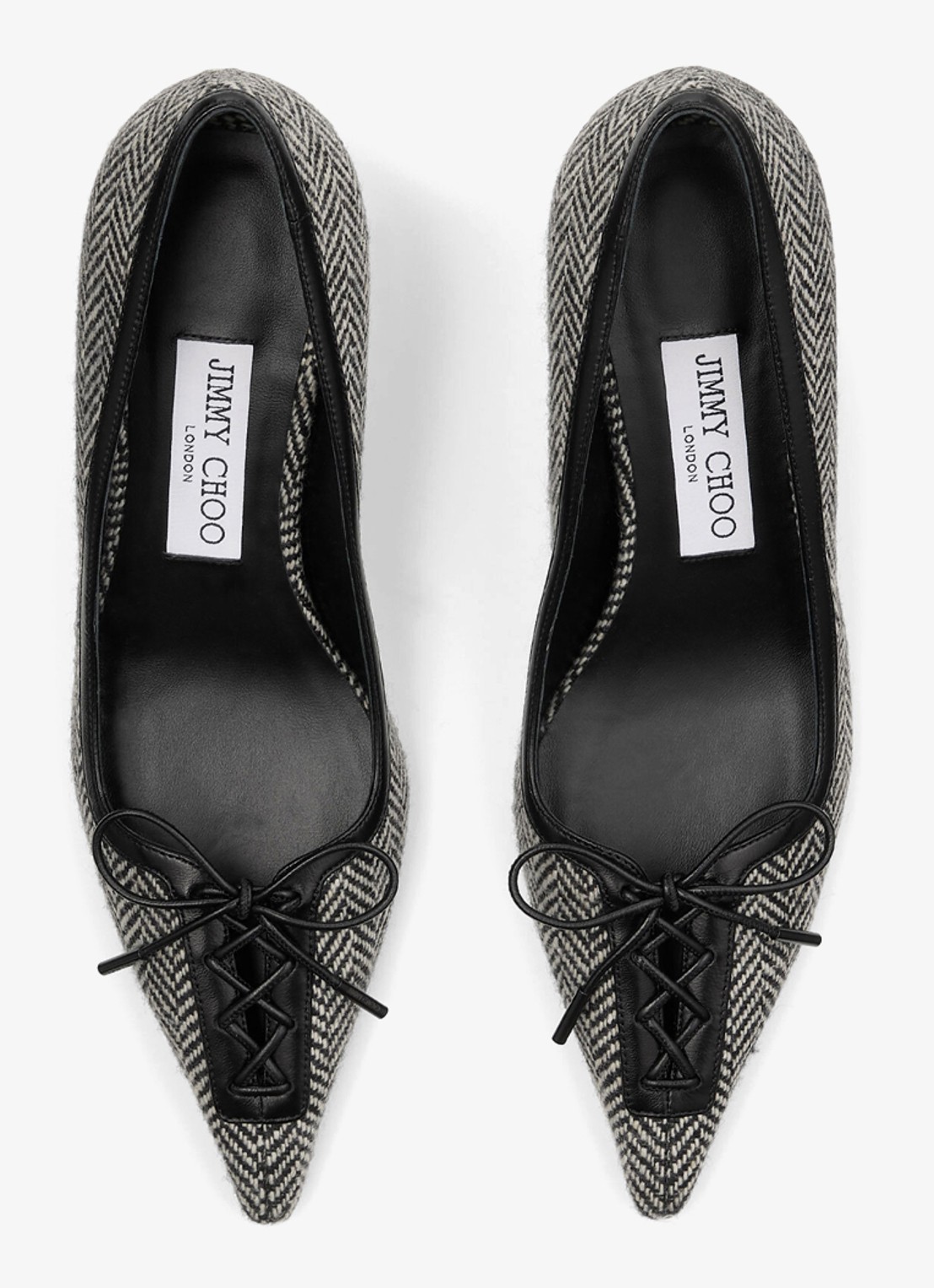 Jimmy Choo Scarlett 50 pump met lamsleren details - detail 3 zwart