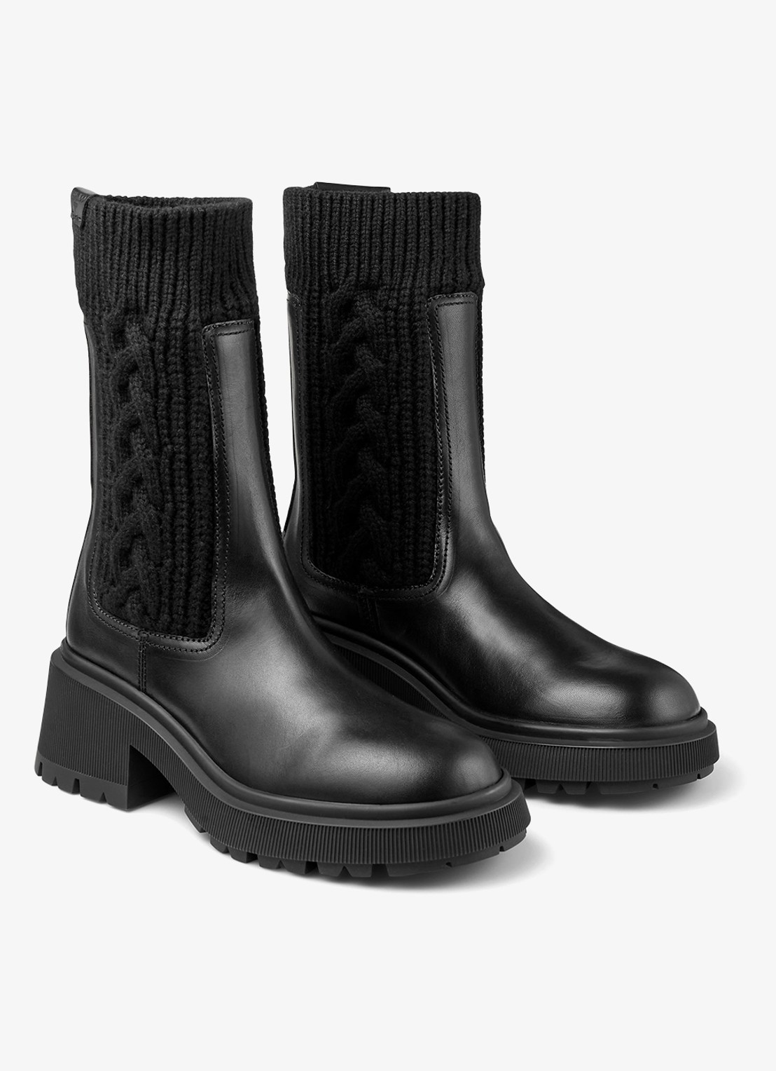 Jimmy Choo Tamia chelsea boot van kalfsleer - voorkant 4 zwart