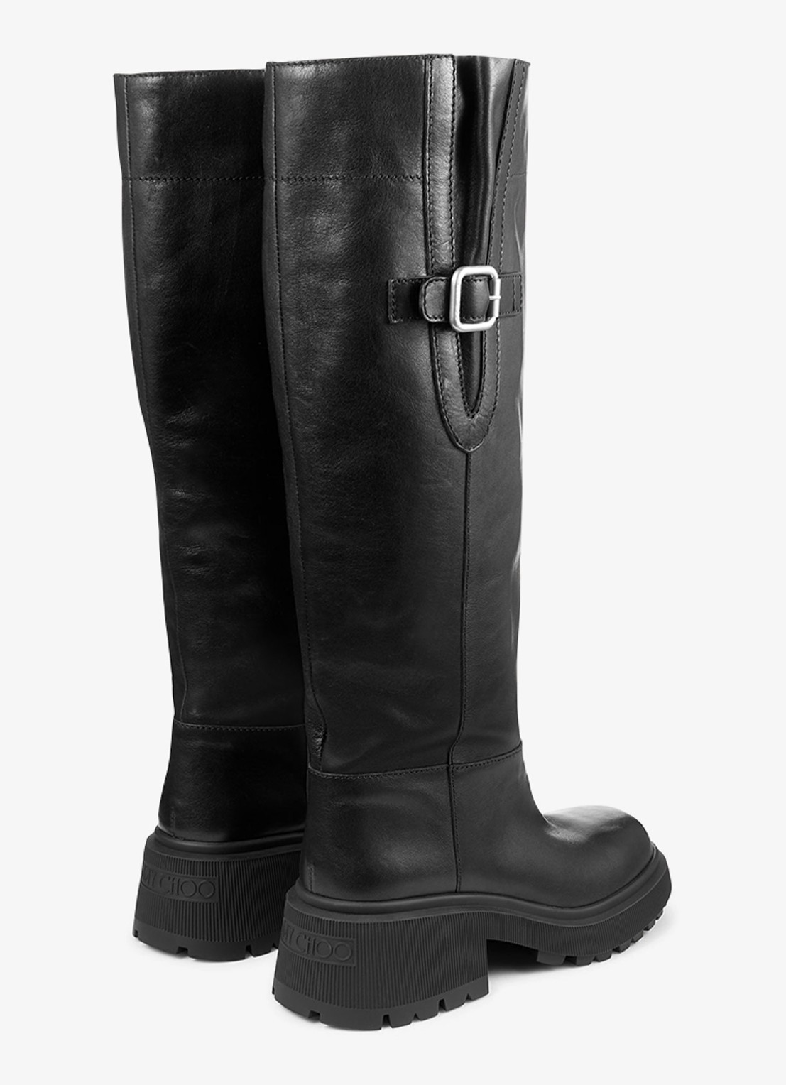 Jimmy Choo Tamsin overknee laars van kalfsleer - achterkant 4 zwart