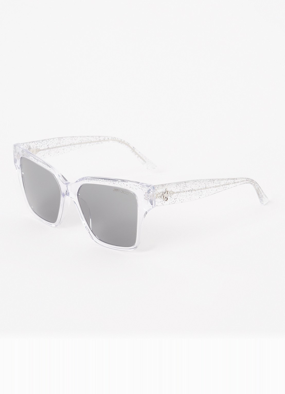 Jimmy Choo Wayfarer zonnebril JC5003 - voorkant 4 lichtgrijs