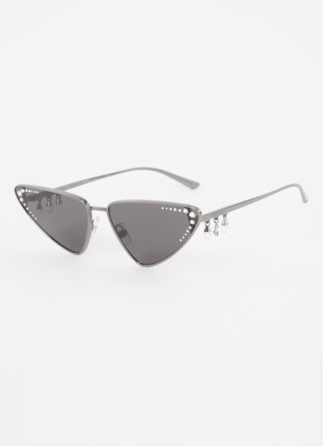 Jimmy Choo Zonnebril JC4001B - voorkant 4 donkergrijs