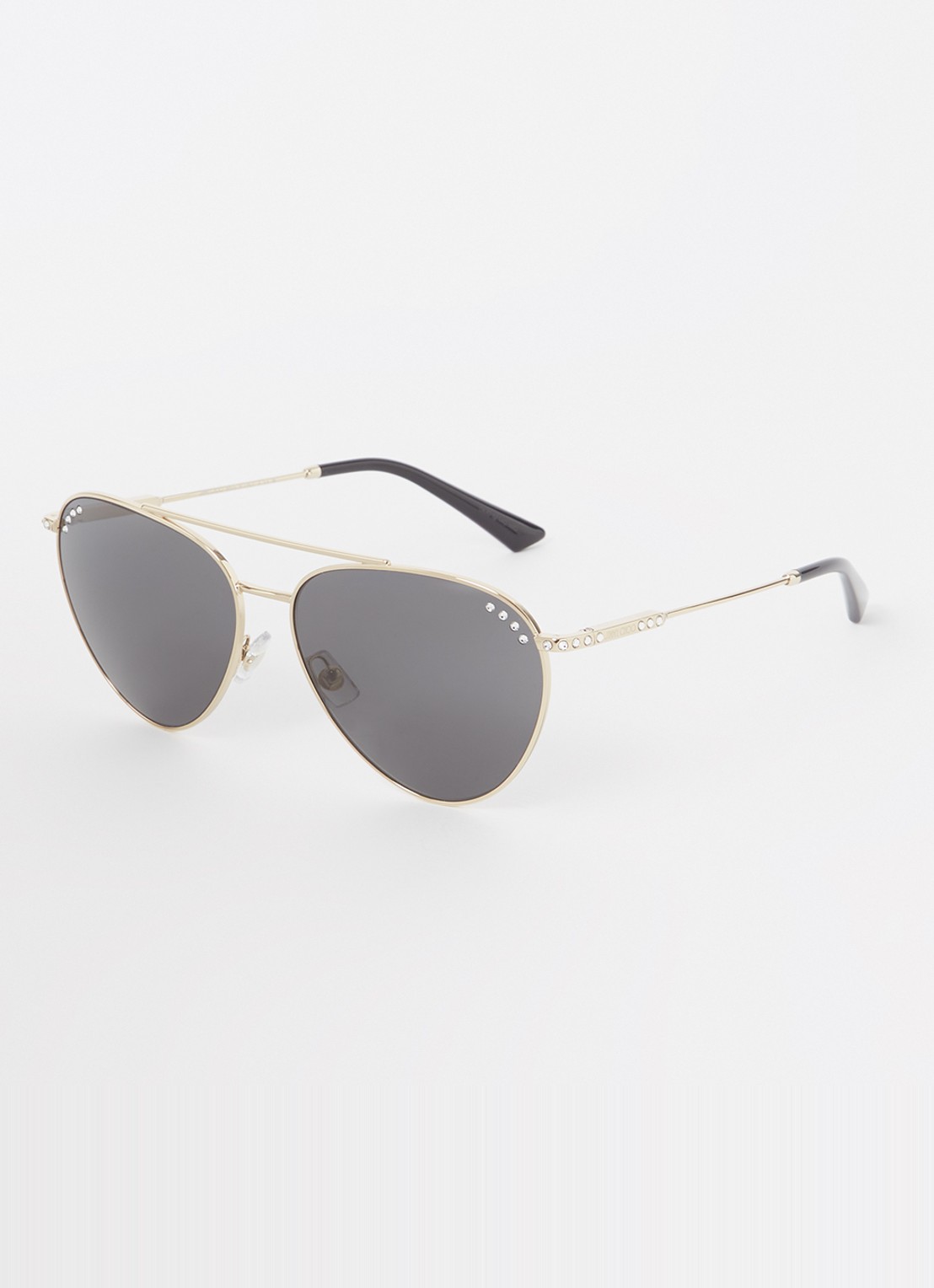 Jimmy Choo Zonnebril JC4002B - voorkant goud