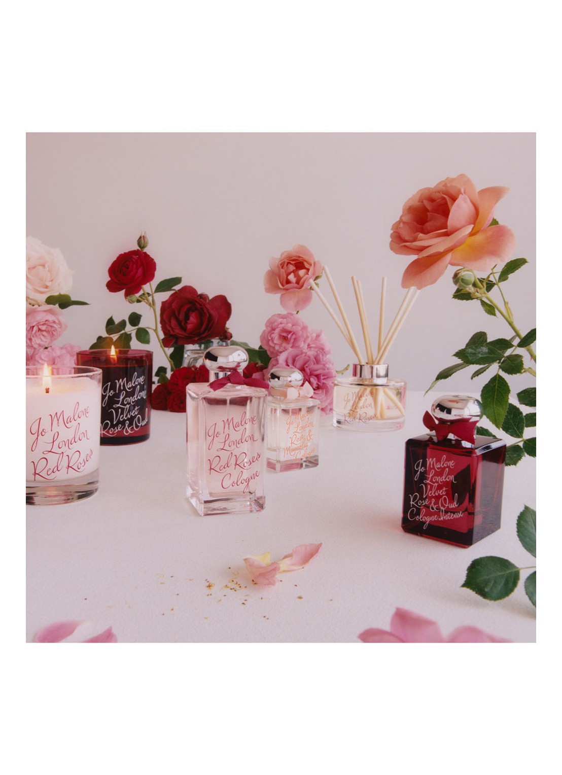 Jo Malone London Red Roses Home Candle - Limited Edition geurkaars - detail 6 undefined