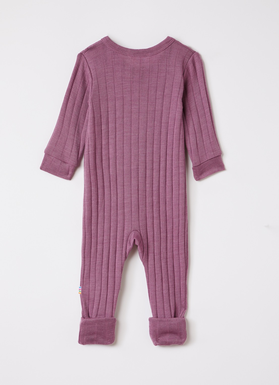 Joha Babypak in zijdeblend met ribstructuur - voorkant 2 taupe