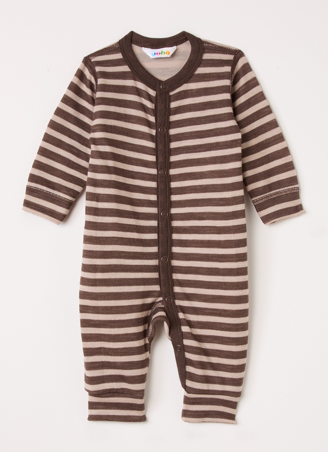 Joha Babypak met print - voorkant bruin