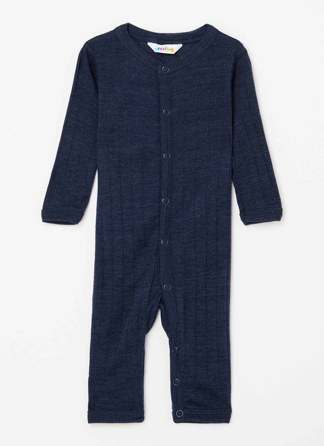 Joha Babypak van merino wol - voorkant donkerblauw