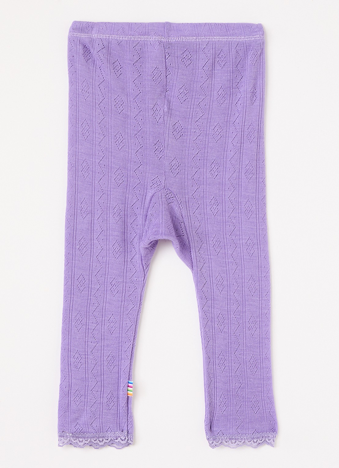 Joha Legging met ribstructuur - voorkant 2 paars