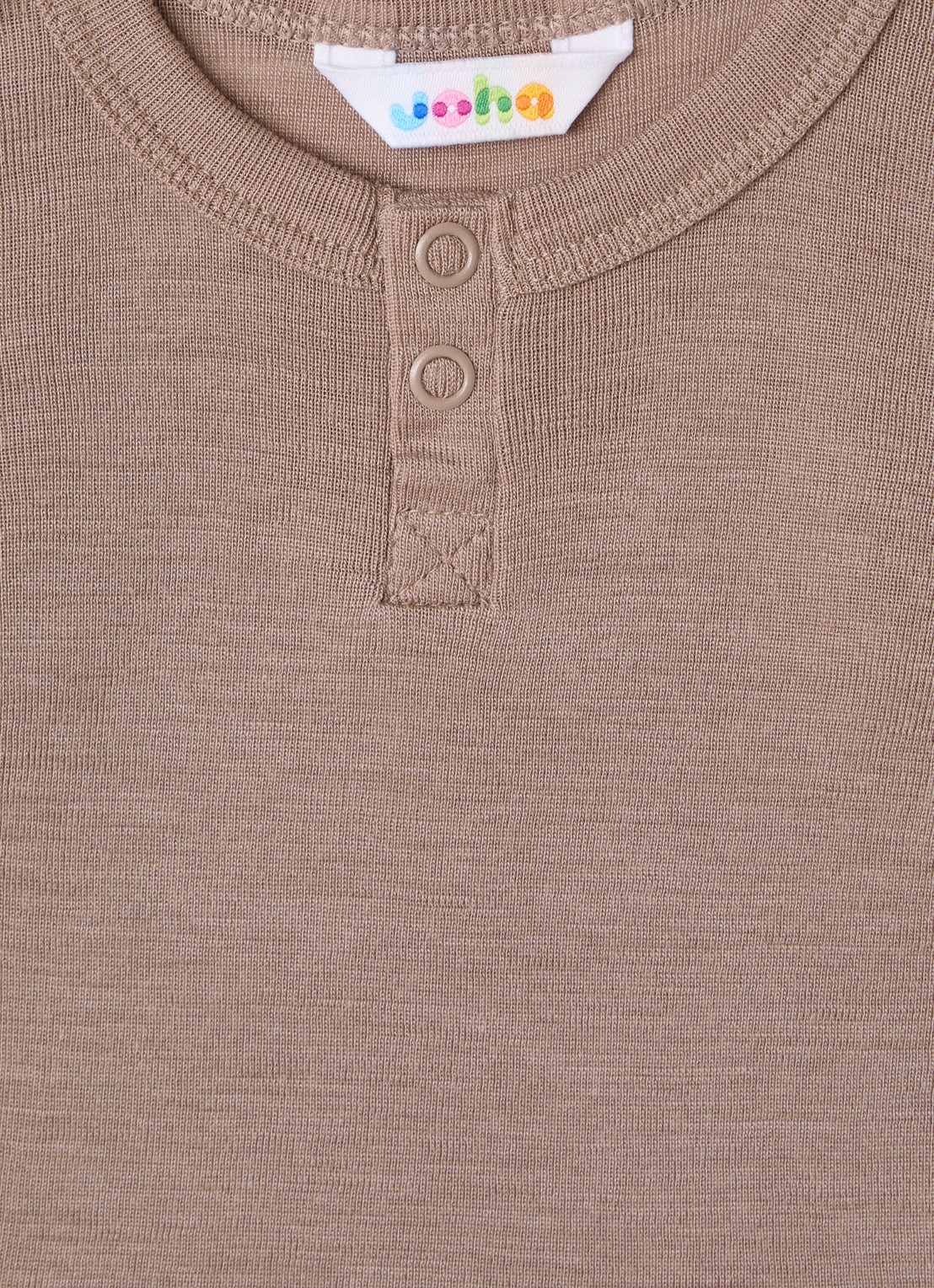 Joha Longsleeve met stretch - detail 3 donkerbeige