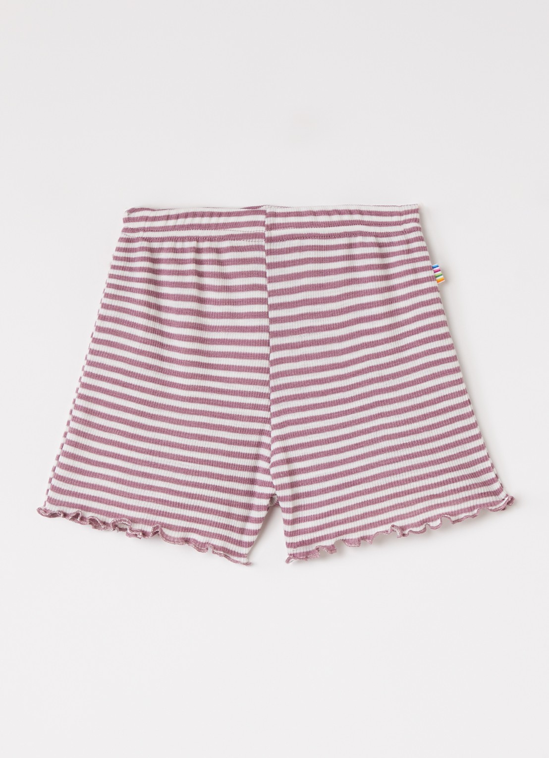 Joha Loose fit korte broek in zijdeblend - voorkant roze