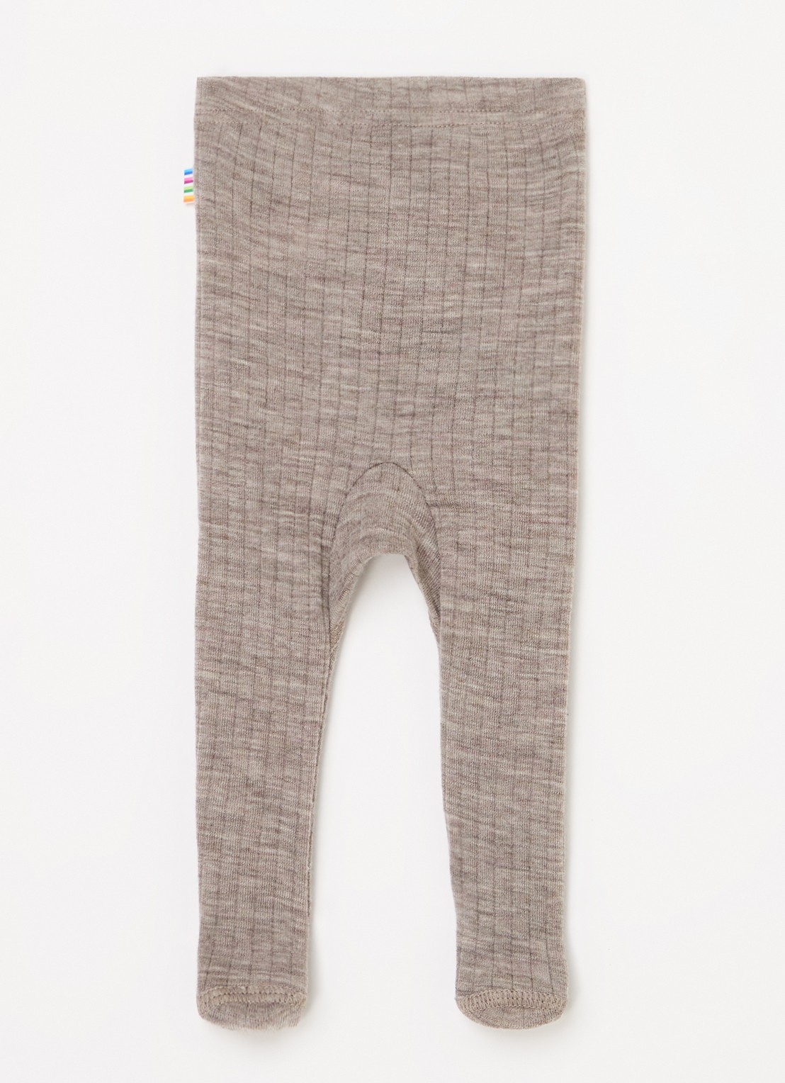 Joha Ribgebreide maillot van merino wol - voorkant 3 beige