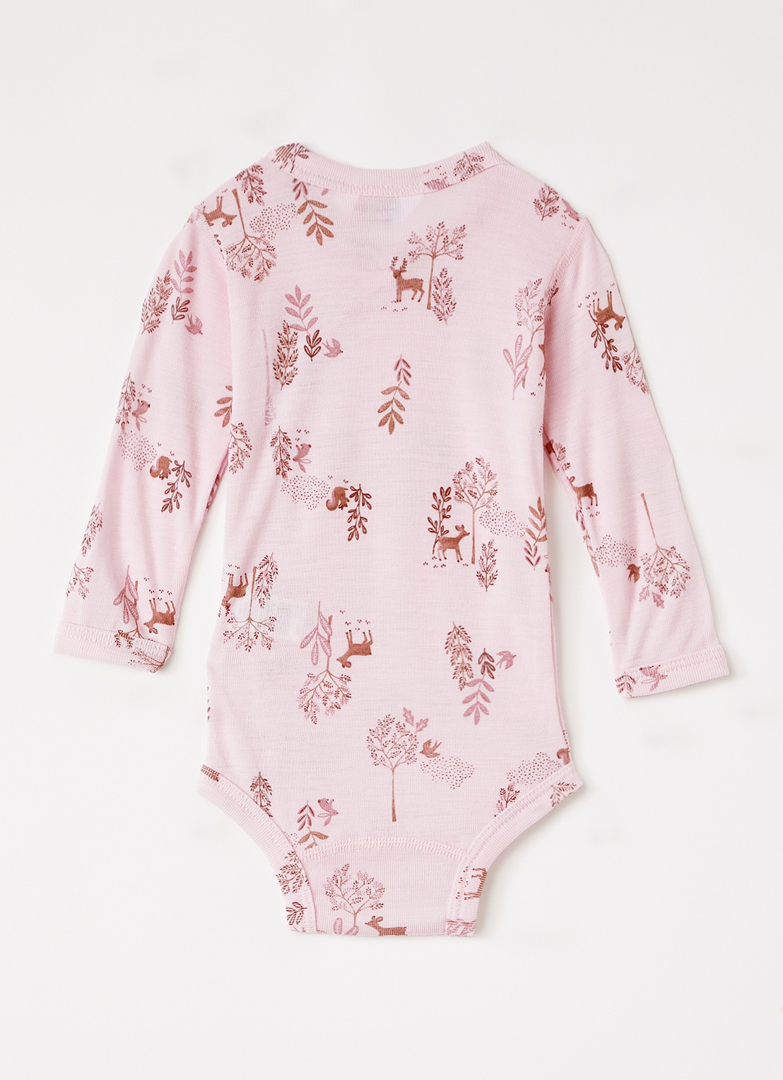 Joha Romper in zijdeblend met print - voorkant 2 lichtroze