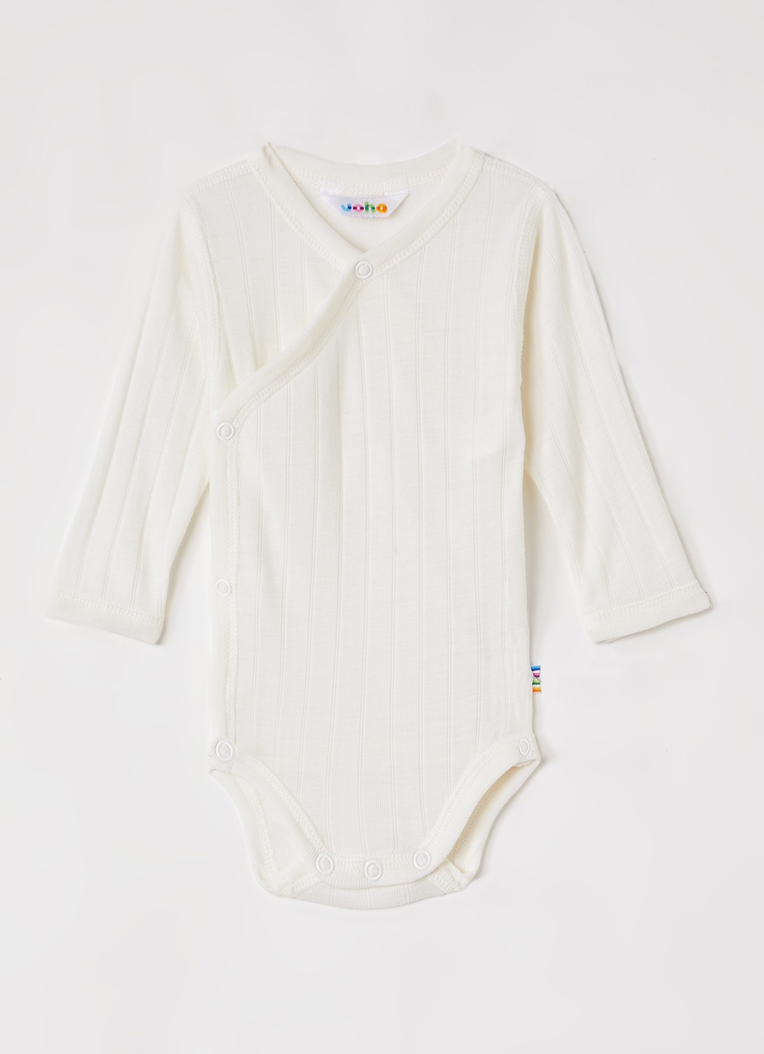 Joha Romper in zijdeblend - voorkant gebroken wit
