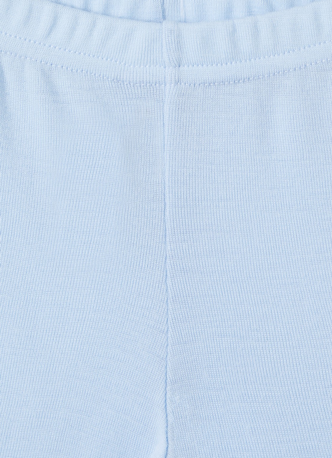 Joha Summer legging van merino wol - detail lichtblauw