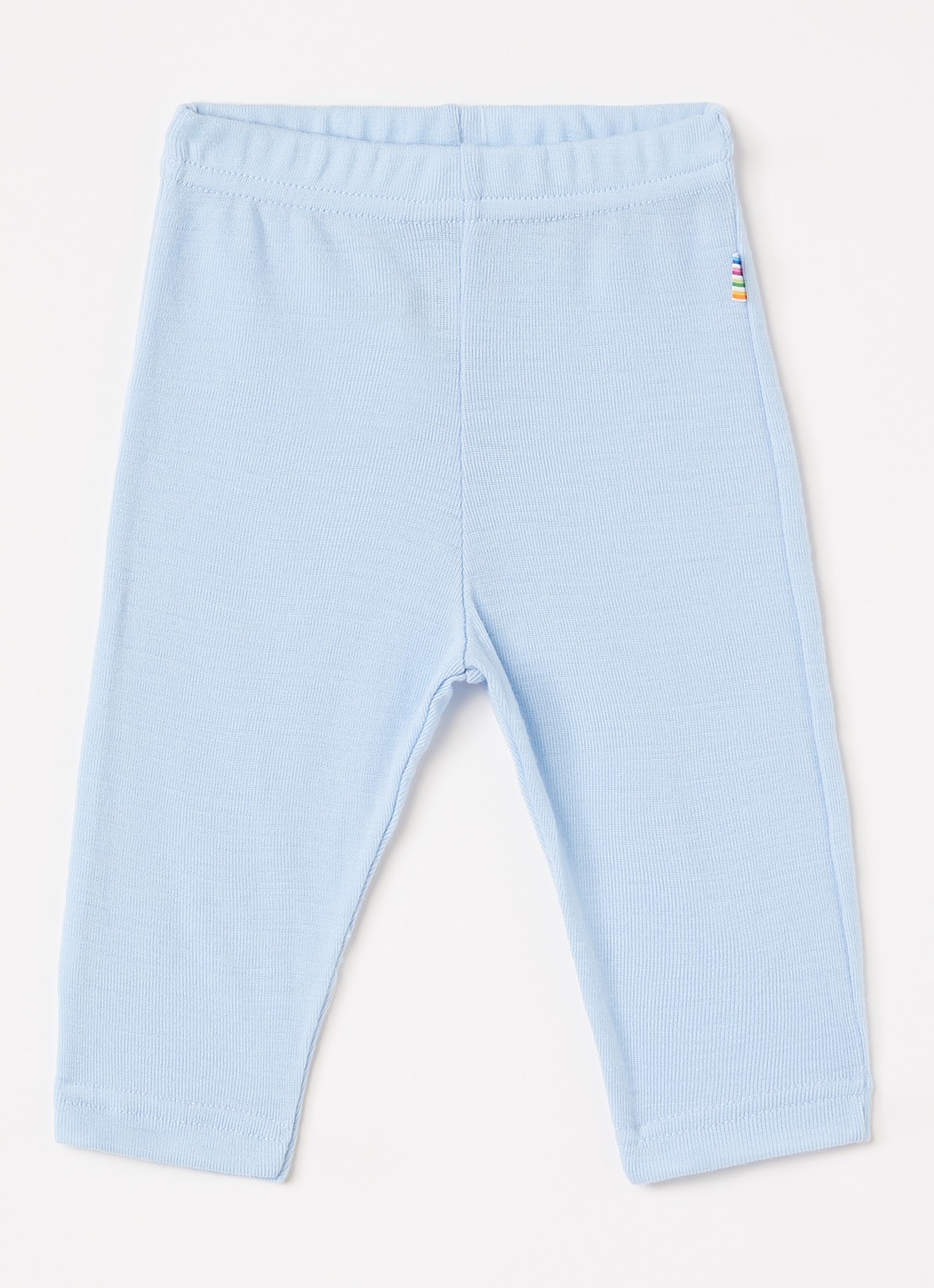 Joha Summer legging van merino wol - voorkant 2 lichtblauw