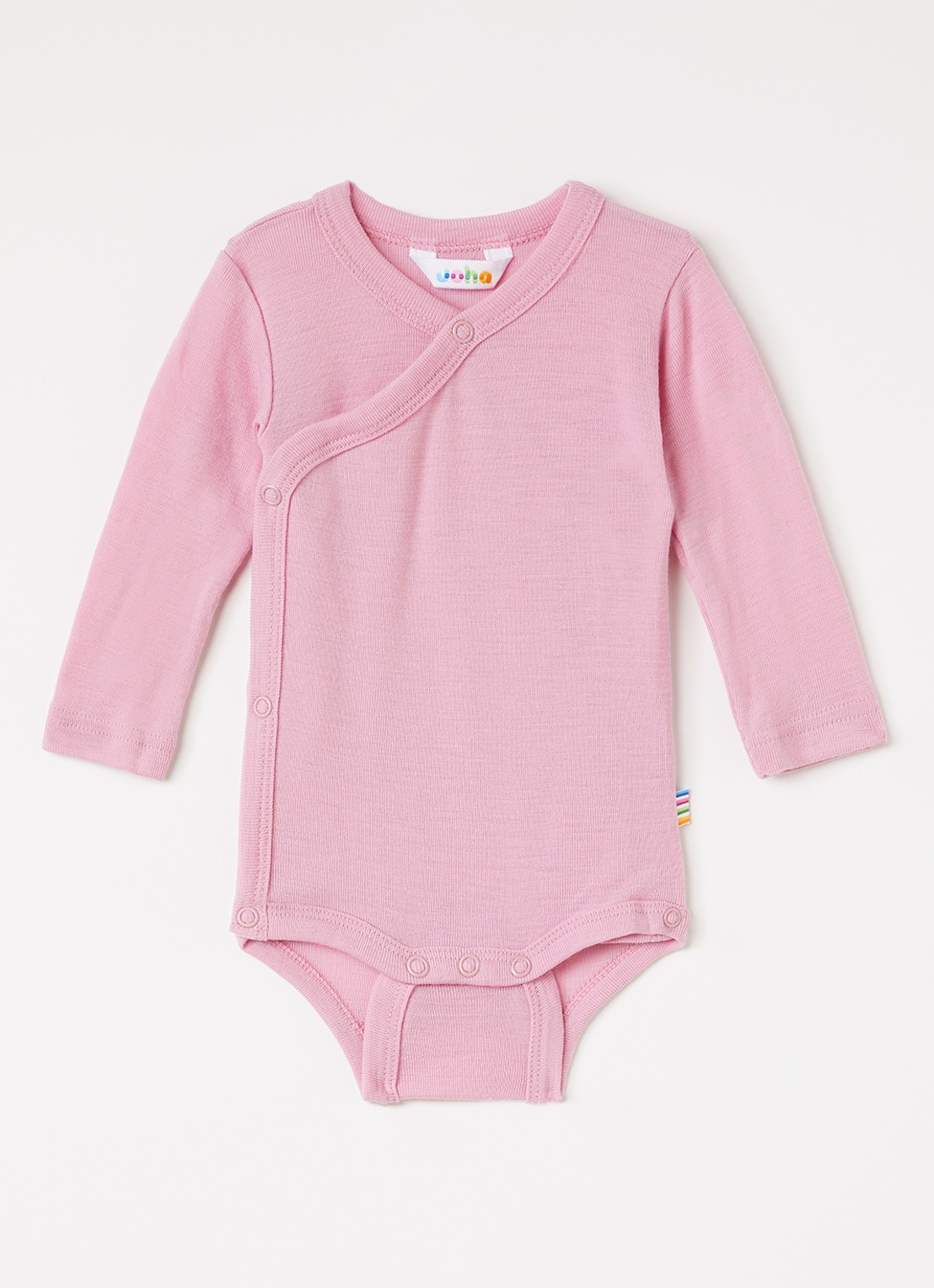 Joha Summer romper met overslag - voorkant roze
